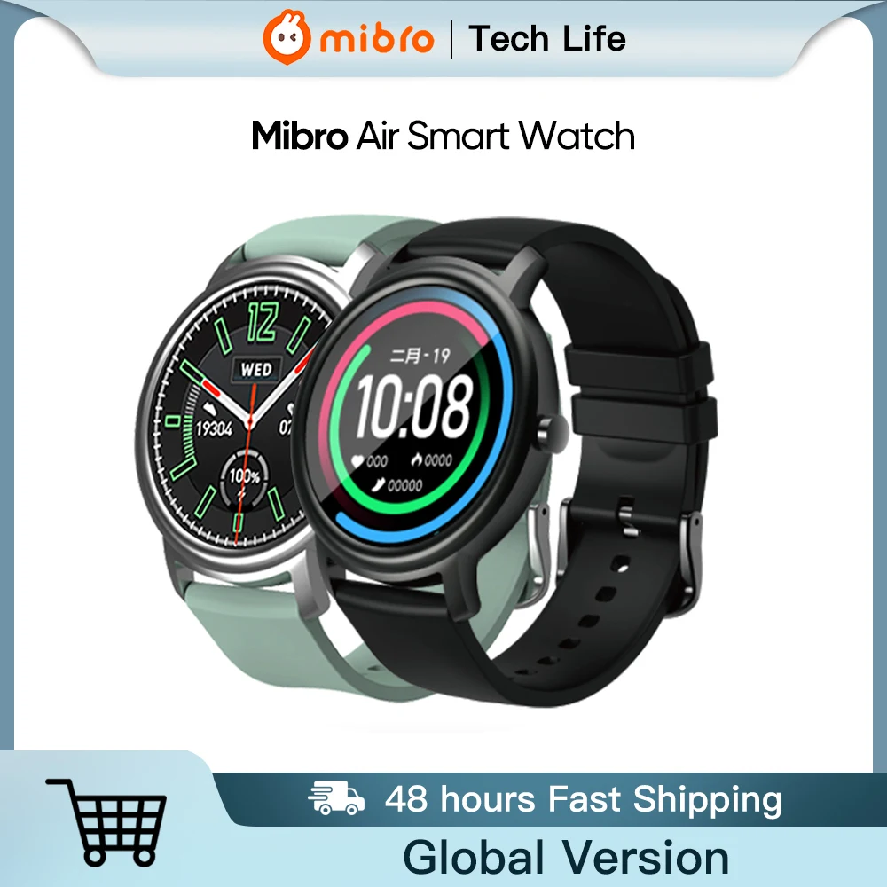 Умные часы Mibro Air Electronics с Bluetooth мужские и женские спортивные умные фитнес-трекер