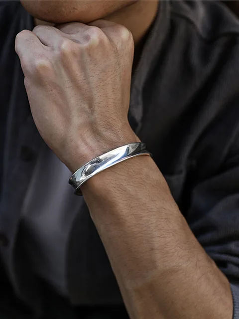 Gourmette Bijou Les Bracelets Pour Homme Bracelet Concave En