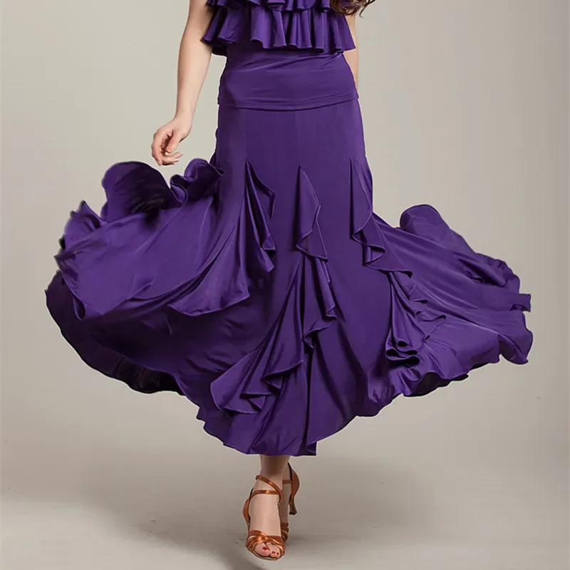 

High quality flamenco skirt Latin salsa flamenco Ballroom Dance Dress skirt----New dance skrit for women/ spain dancing skirt