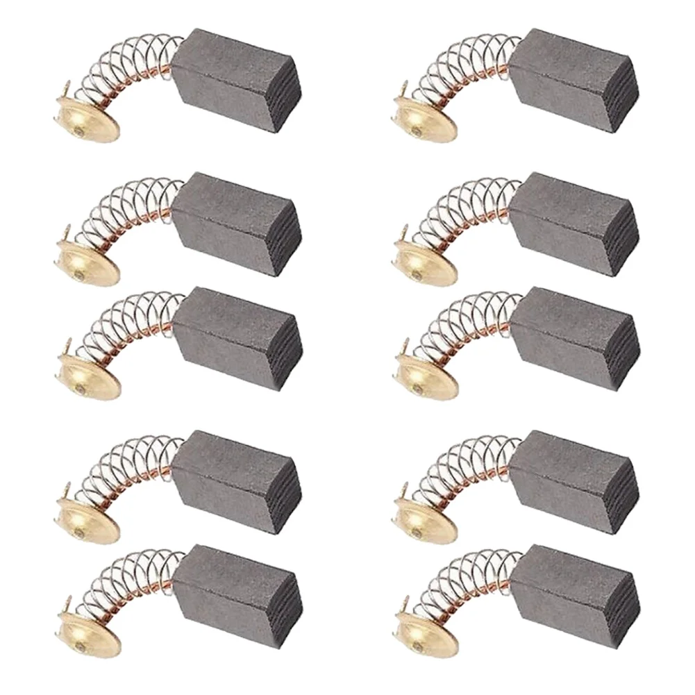 

10pcs CARBON BRUSHES 6.5x7.5x12mm To Fit Guild PDH26G Rotary Hammer Drill 1000W E15 For Electric Drills Change Parts