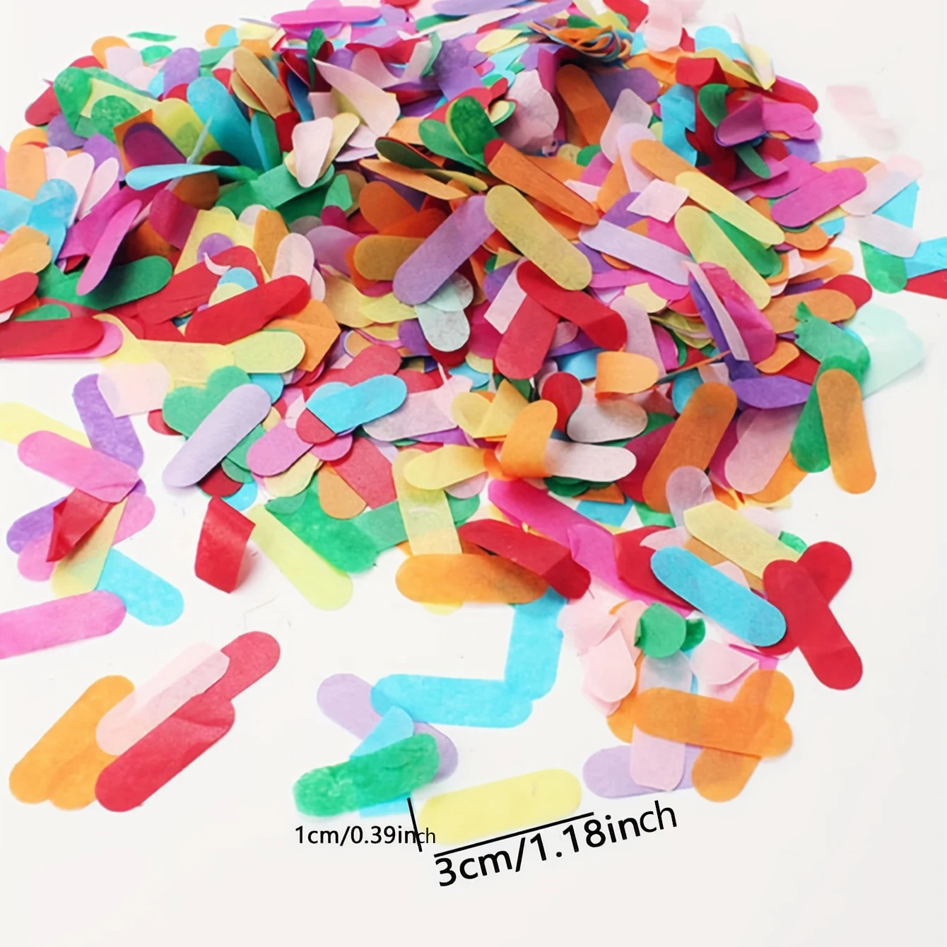 1 piece - Colorful confetti wedding party, birthday, graduation anniversary, party decoration supplies polychrome