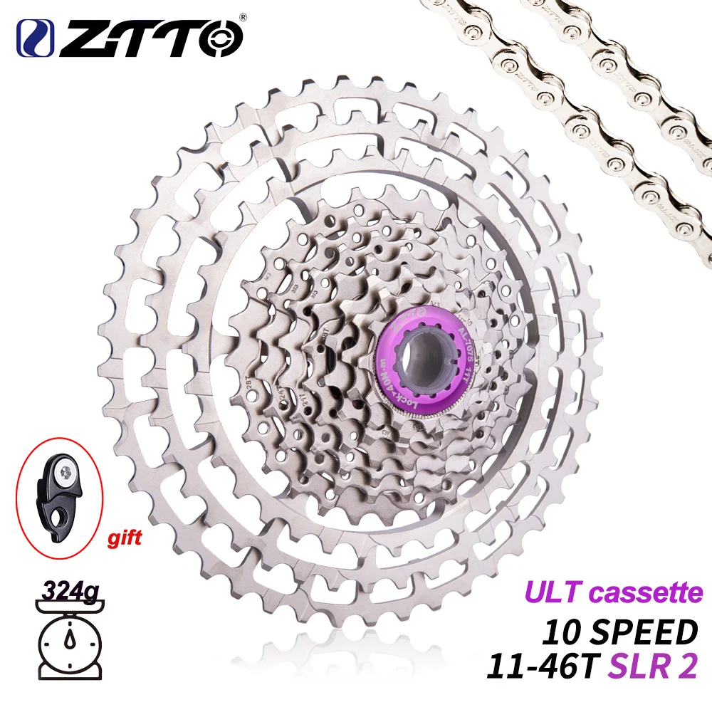 MTB 10S 46T Freewheel 11-46T SLR Cassette ZTTO For MTB XX X0 X9 X7 M610 M781 M786 bicycle cassette bicycle sprocket gear bicycle parts bike sprocket bike freewheel