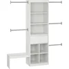 Grow with Me Adjustable Kids’ Closet Organizer System, 15.69" D x 95.44" W x 76.62" H, 6