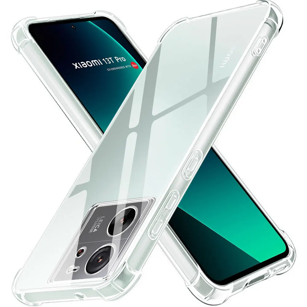 Shockproof Clear TPU Silicone Airbag Phone Case