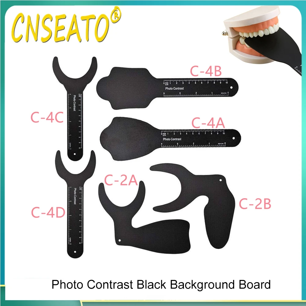 

1 шт. Стоматологическая фото контрастная черная фоновая доска Орто контрастная Интраоральная Фотографическая зеркальная пластина для ротовой щеки автоклавируемая
