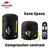 Naturehike Compression Bag For 3-4kg Sleeping Bag Splash-proof Multifunctional Camping Travel Portable Accessories Storage Sack 3