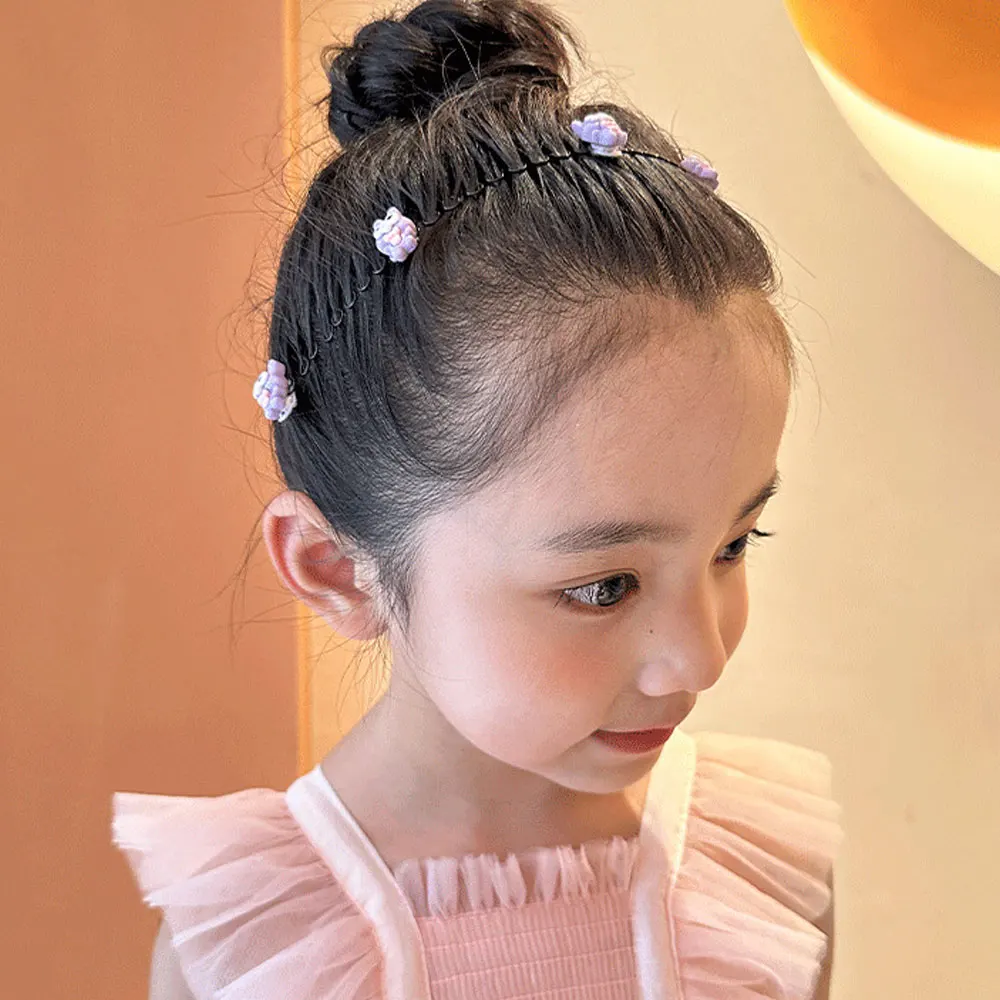 Stretchable Invisible Hair Clips, Girl U Shape Finishing Fixer Comb Headbands 2
