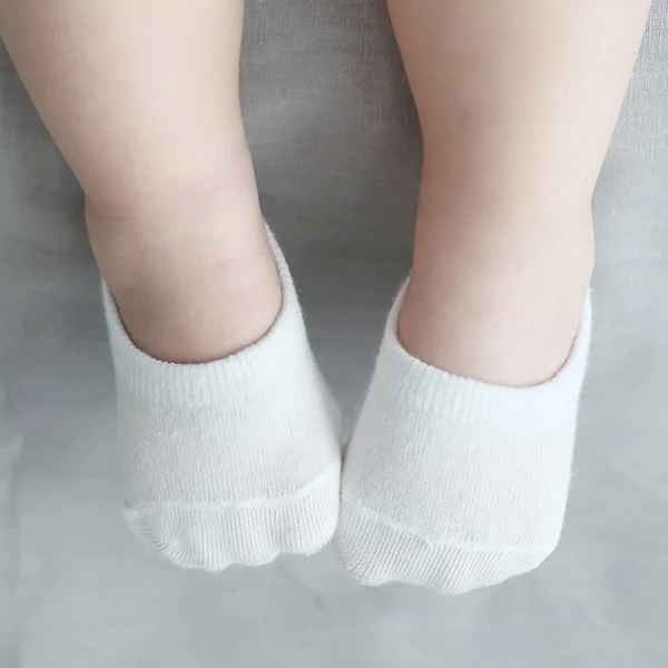 

4Pairs/Lot Sweet Baby Girls Boys Anti-slip Socks 100% cotton 2023 Summer New Solid Unisex Cotton Ankle Socks