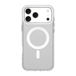 Luxury Armor Shockproof Case with Magsafe and Wireless Charging Capability - iPhone 17 Pro Max (White)