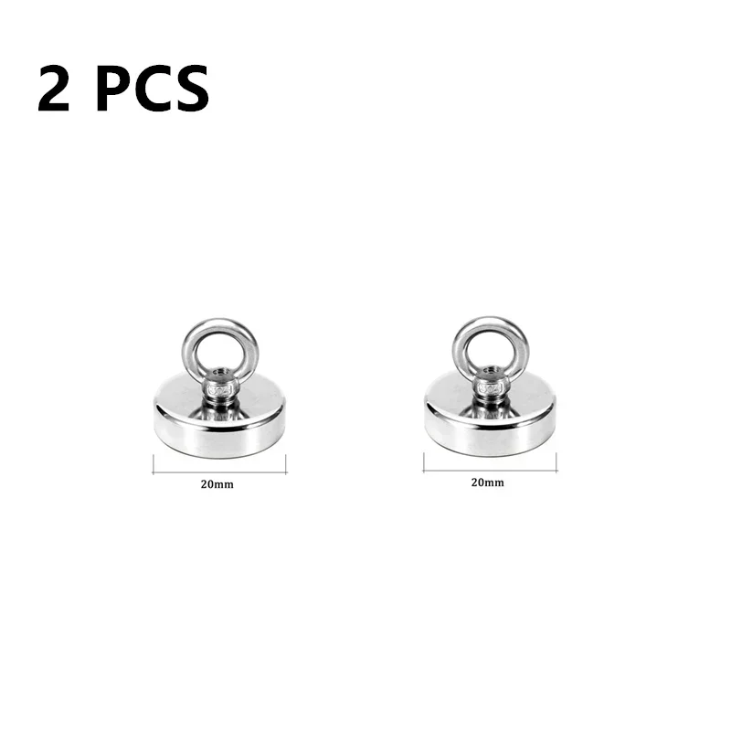 Magnete Da Pesca Super Forte Grtard Al Neodimio | Diametro 36mm Con Foro | Potente Magnete Permanente Per Recupero E Caccia Al Tesoro