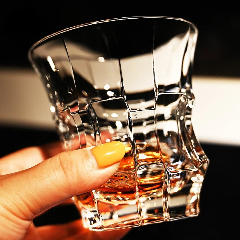 Household Bohemia Crystal Whiskey Glass Red Wine Cups Beer Cup Wine Bottle Set for Bar Tool Barware Glass Crystal Water Cup