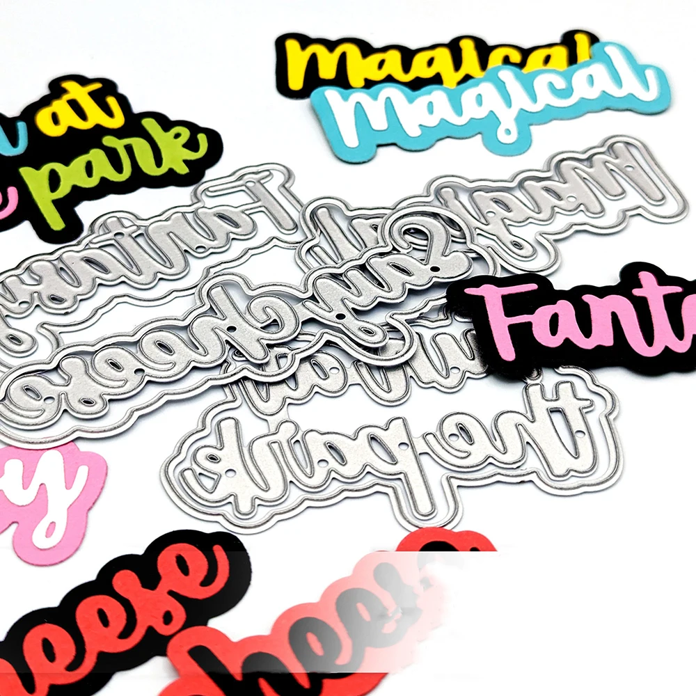 Merry Cup Cutting Dies Christmas Metal Cutting Dies Stencils Die Cut For Diy Scrapbooking Supplies Album Paper Card Embossing