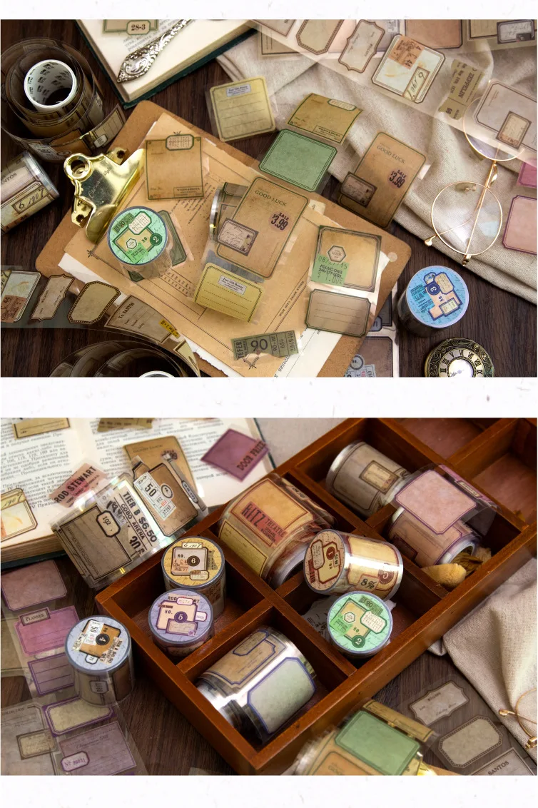 2m Decorative Washi Tape Roll for Scrapbooking, Stickers & Label Markers, Adhesive ... - SKU DWTR2116 - UGI Packaging