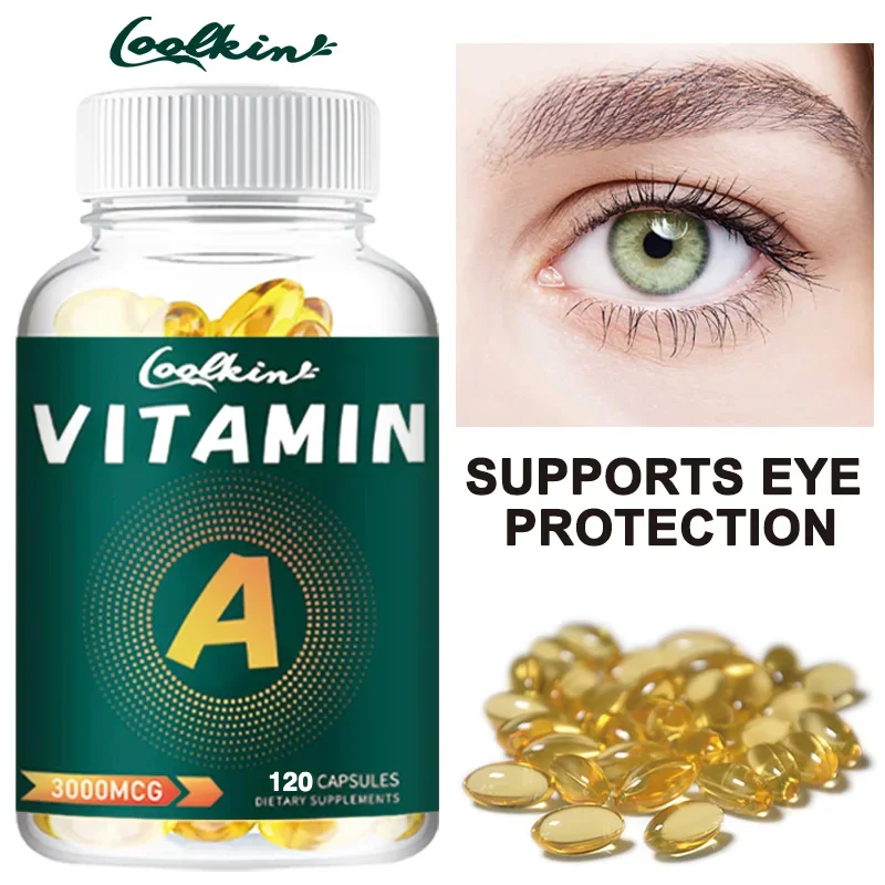 

Vitamin A Capsules 3000 Mcg - Supports Healthy Skin and Eyes, Antioxidant Activity and Immune System Health