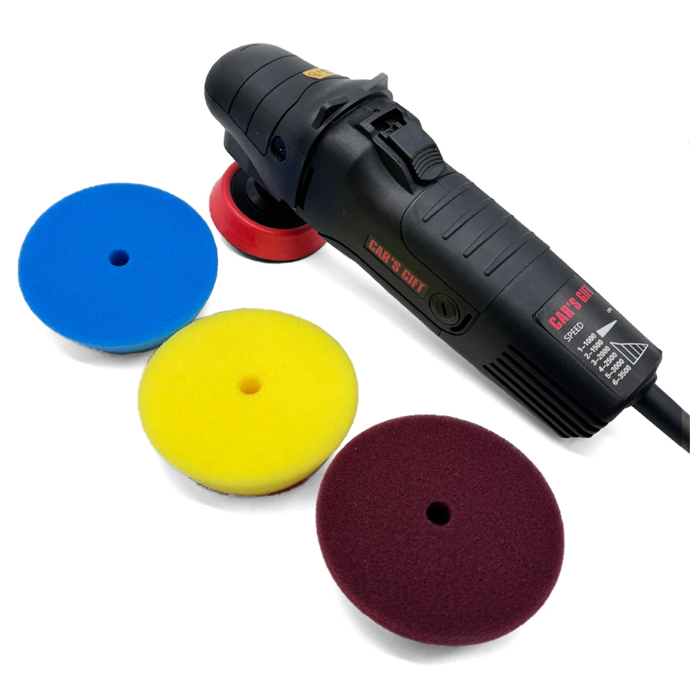 AUTOBRIGHT 3inch car polishing sponge pads professional polishing machine for processing Wax Compound Multi Hardness Foam disc