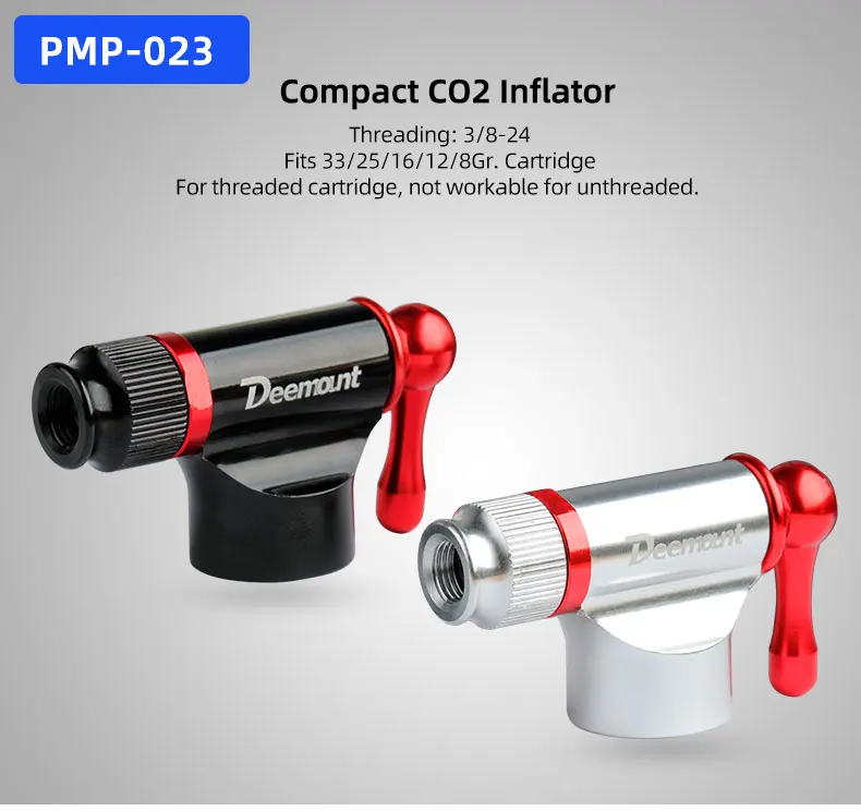 Gonfleur De Pneu Vélo CO2 Bell - Avec 2 Cartouches, Manchon Isolant, Neuf Scellé