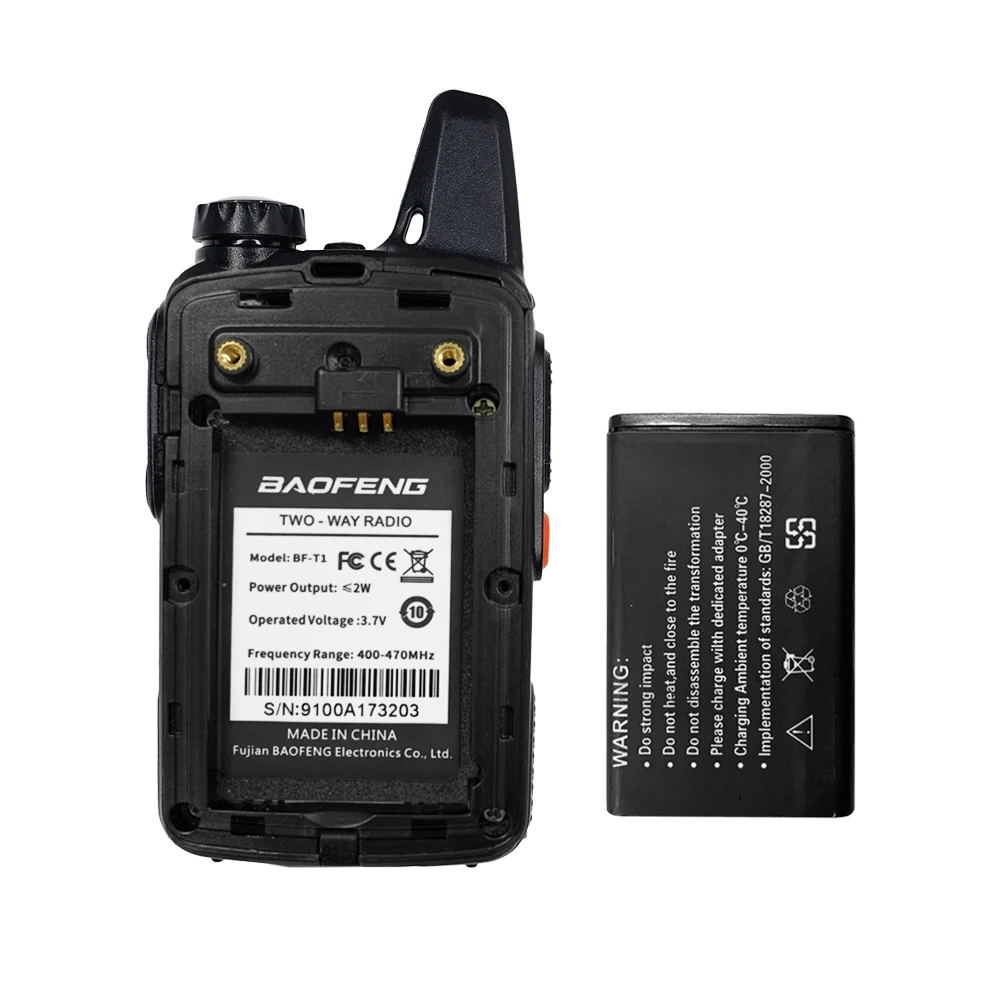 Original BAOFENG BFT1 3.7V 1500mAh Liion Battery Spare For Baofeng BF