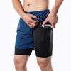 ARSUXEO Running Shorts Men Summer 2 in 1 Beach Bottoms With Pocket Jogging Pants Fitness Trainning Sportswear Gym Shorts B208 3