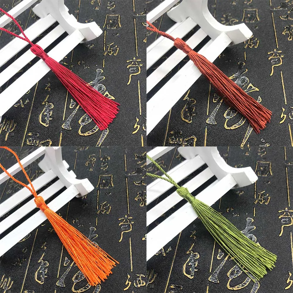 Mini Tassels 10/100pcs 13cm Tassels Fringe For DIY Crafts Jewelry Making Accessories Mini Tassels Bookmark Tassel Wedding Decoration