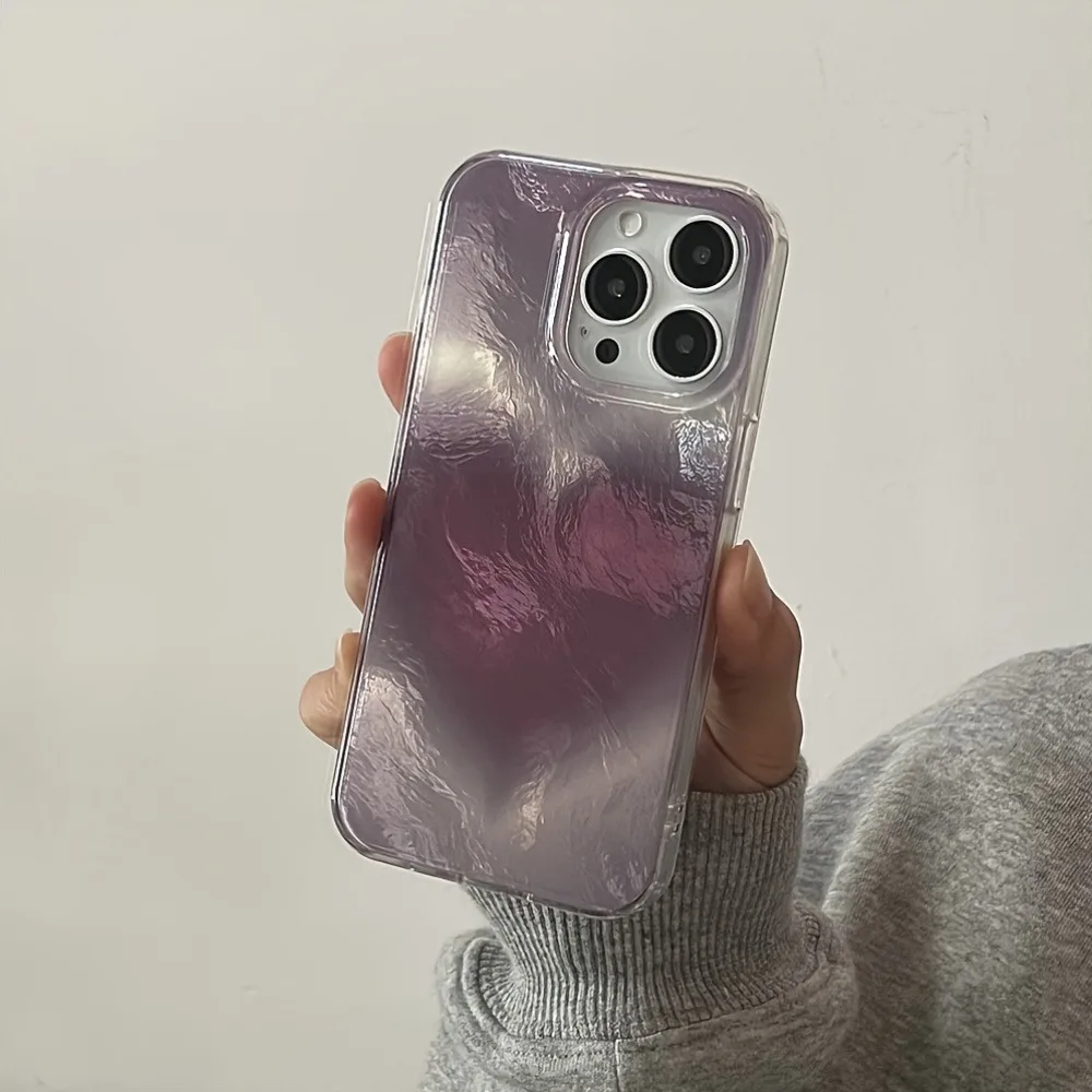 Romantic Purple Heart INS Style Phone Case Cover