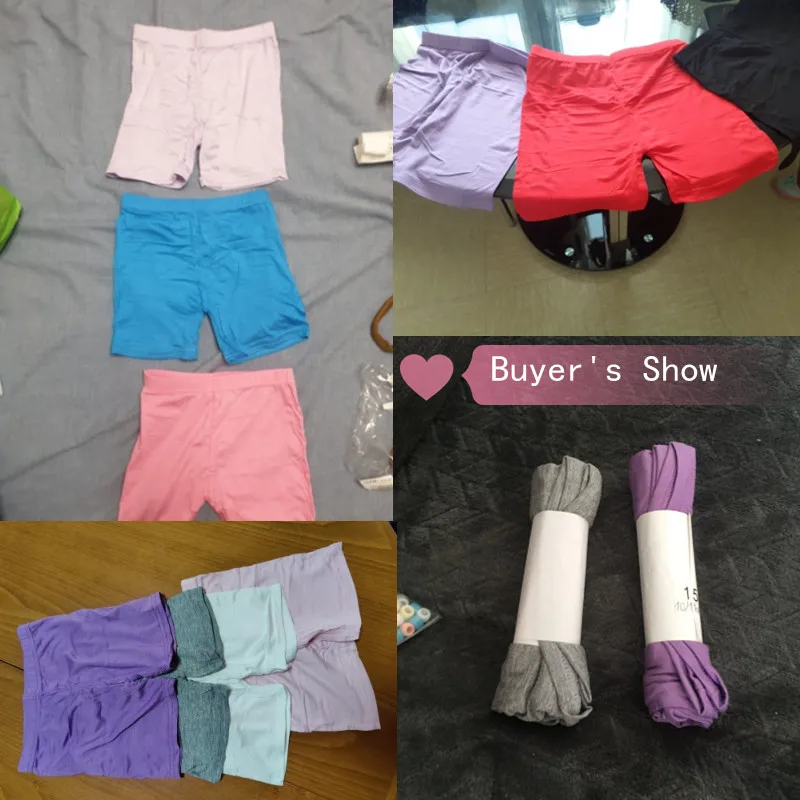 Girls Safety Shorts Candy Color Underwear Leggings Boxer Briefs Short Beach Pants For Children 3-13 Years Old Summer