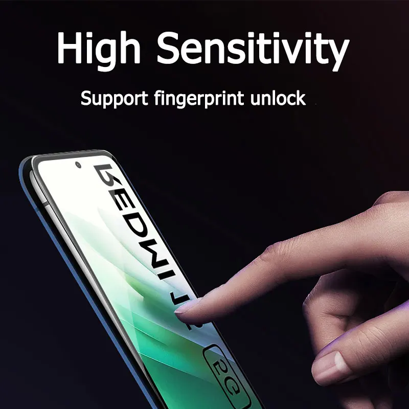 Premium HD Tempered Glass Screen Protectors - 9H Anti-Scratch, Case Friendly, Fingerprint Resistant