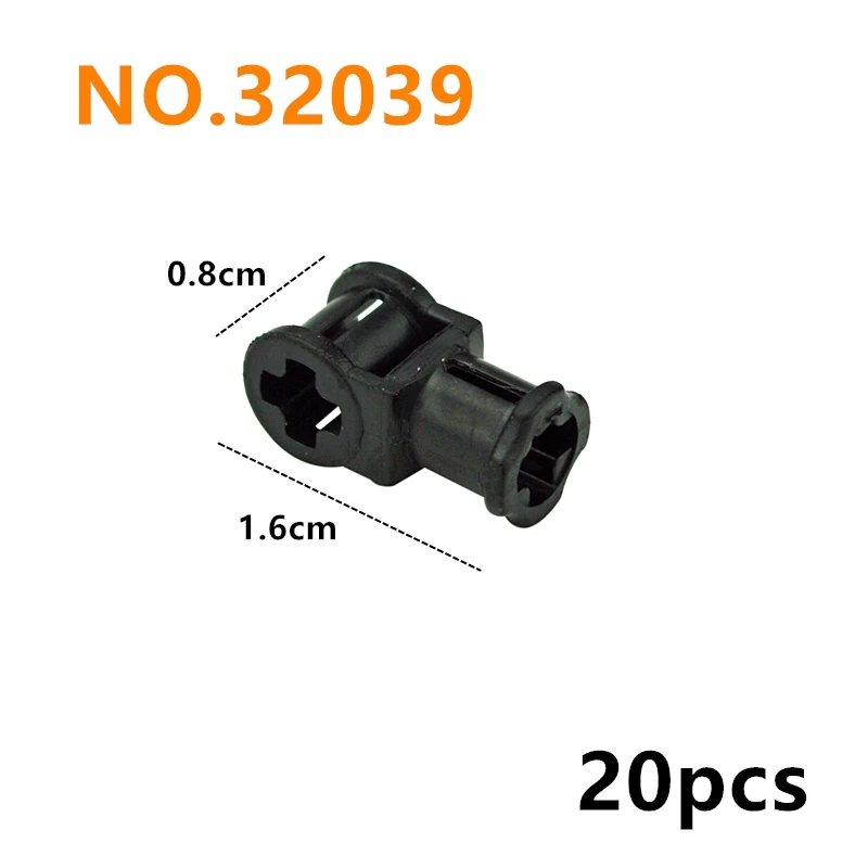 Enhanced Building Block Connector Accessories - Technical Parts for Creative Construction Toys