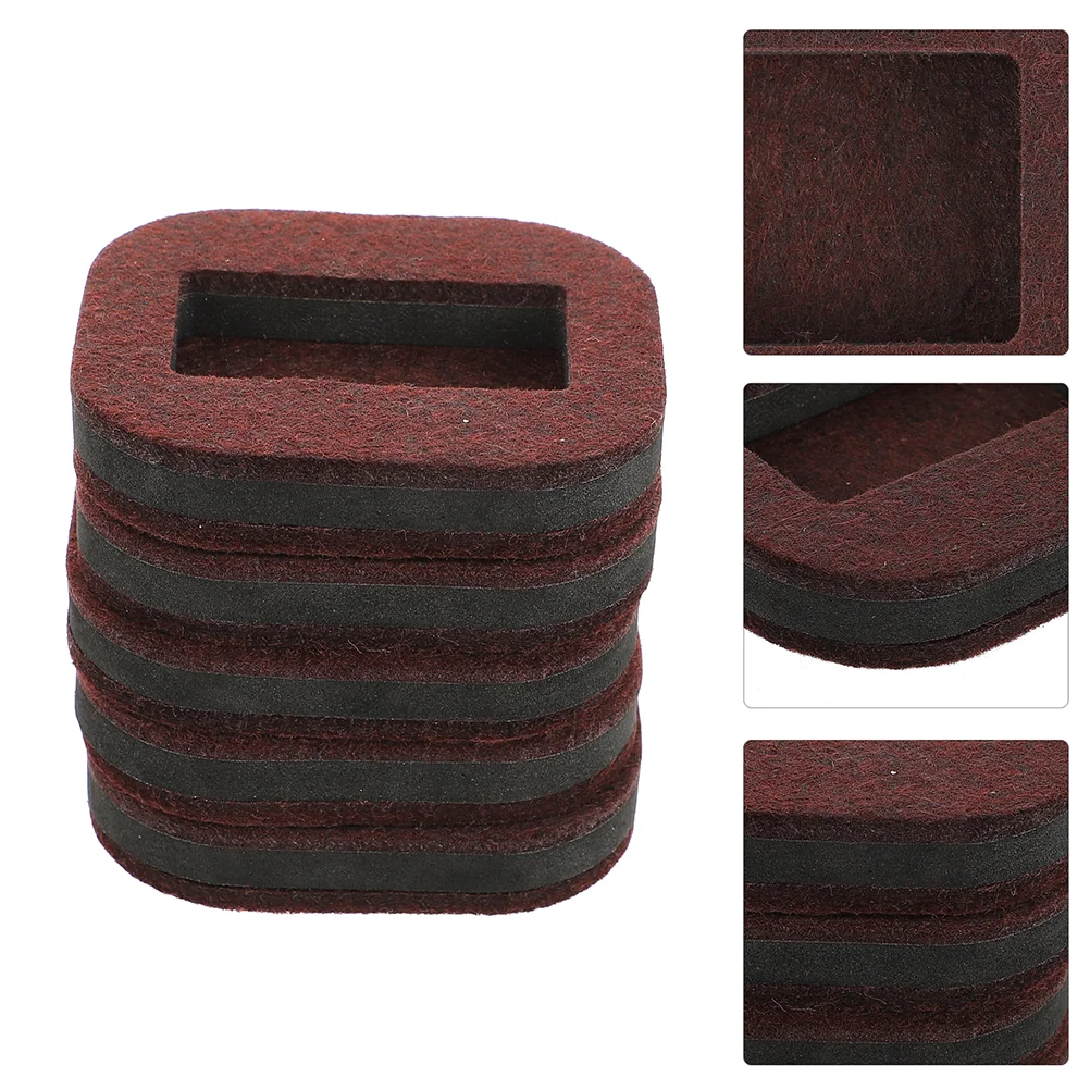 

5 Pcs Roller Fixing Pad Chair Caster Furniture Fixed Pads Floor Cups Office Felt Chairs