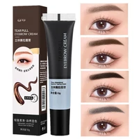 Tearing Gel Peel Off Eyebrow Cream Semi-Permanent Eyebrow Makeup Tattoo Tint Long Lasting Waterproof Dye Eyebrow Wholesale 1