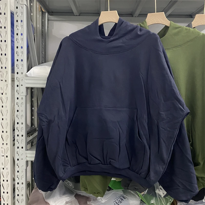 

Толстовка Kanye двухслойная для мужчин и женщин, Свитшот из тяжелой ткани в стиле унисекс, худи, пуловеры, новый стиль