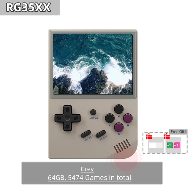 57%OFF!】 ANBERNIC RG35XX クリアホワイト i9tmg.com.br