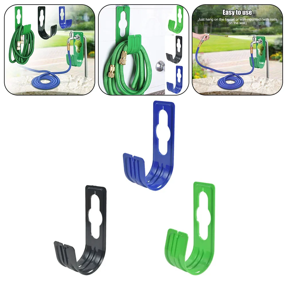 Garden Wall Mount Tap Watering Hose Organizer Agriculture Water Pipe Reel Rack 8.46 X4.13in Hose Storage Holder Courtyard Hook water hose reel rack water hose organizer