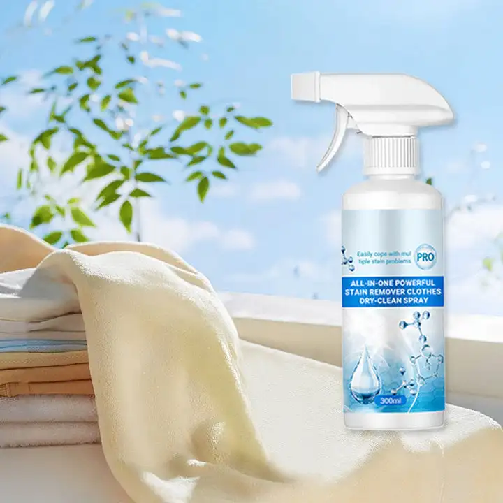 Non-ionic Laundry Stain Removal Emulsifier All-in-One Powerful Stain Remover Clothes Dry-Clean Spray