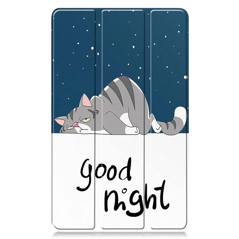 Cute PU Leather Flip Cover Case with Stand Holder, 8.7 Protective Casing