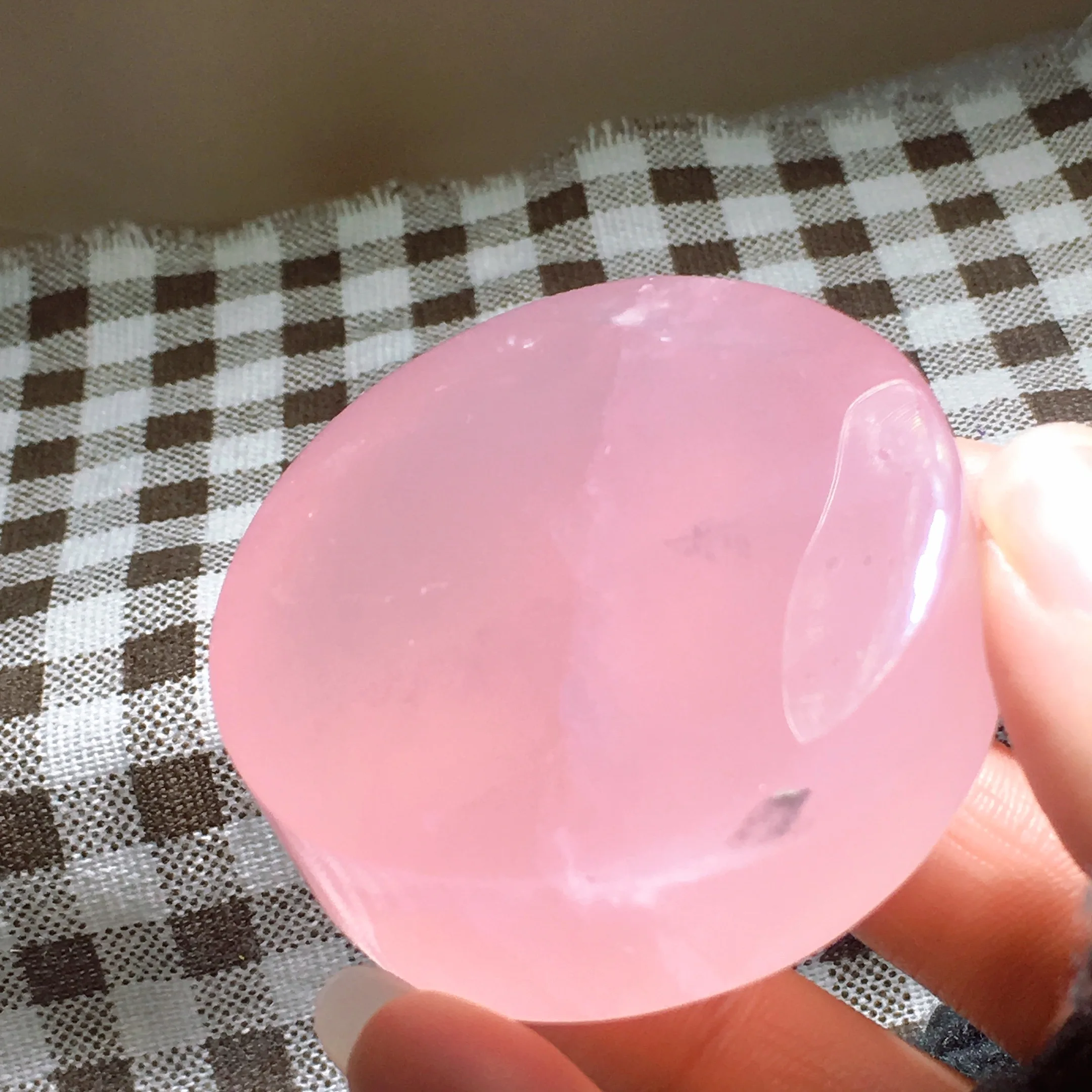 Rose Quartz Disk 2560
