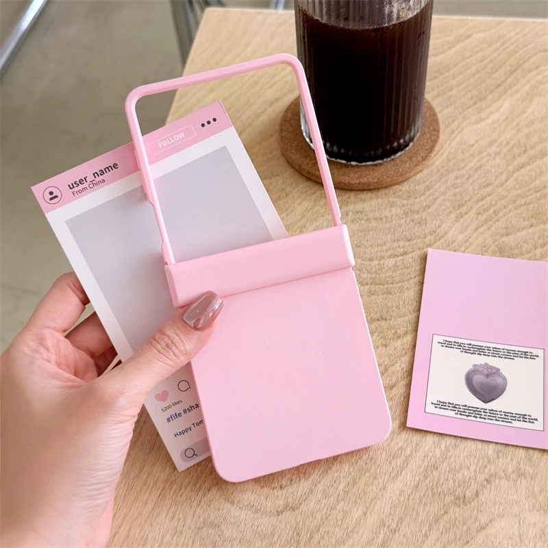 Ultra Thin Candy Color Hard PC Matte Phone Case with Hinge Protection & Shockproof Cover