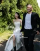 OLOEY 2025 Sexy Strapless Mermaid Wedding Dresses Korea Photo shoot Pleats Split Floor Length Bridal Gowns Vestidos de noiva 2