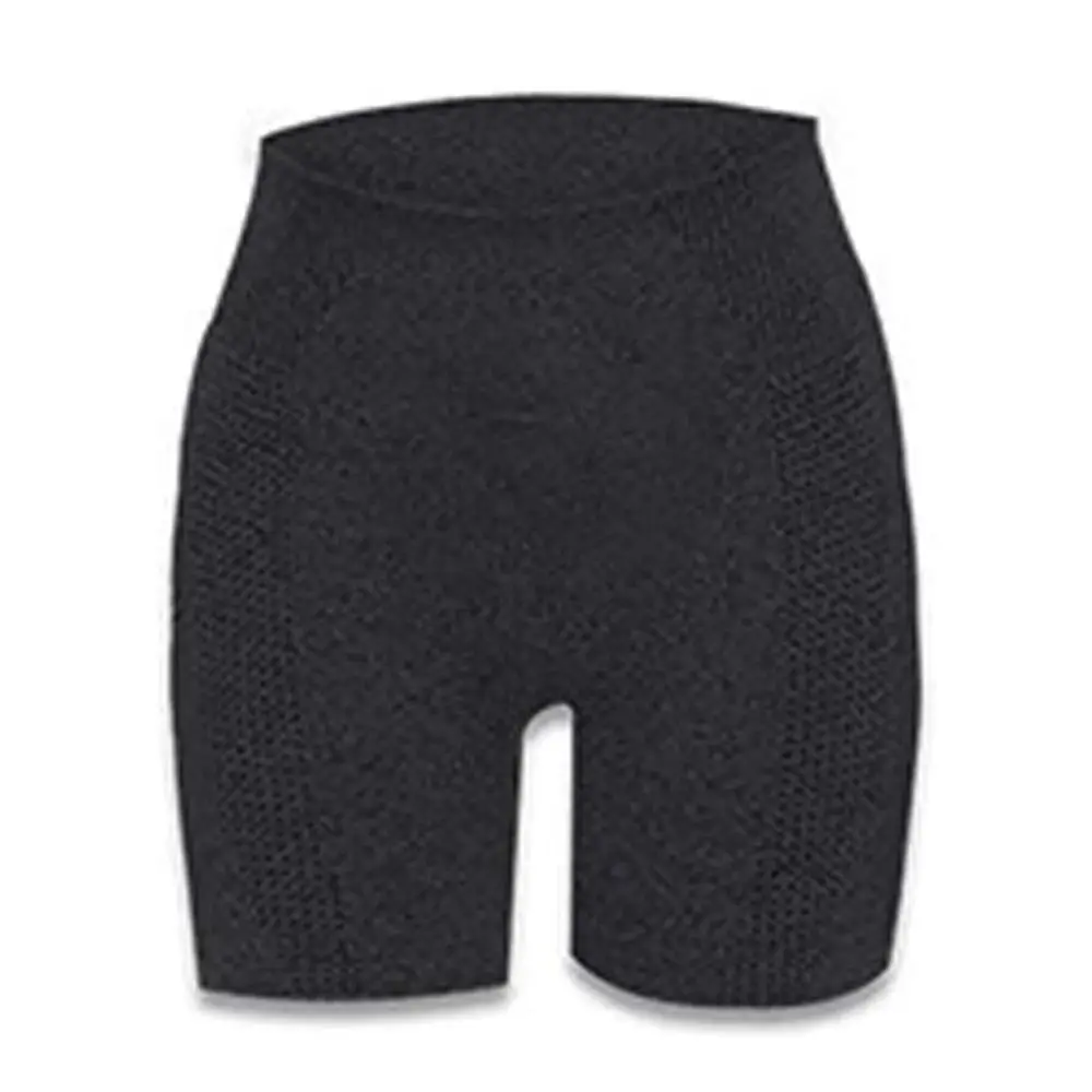 Solid Color Tummy Control Butt Lifting Shorts Ion Shaping Shorts Tourmaline Slimming  Shorts Fiber Restoration Shaper