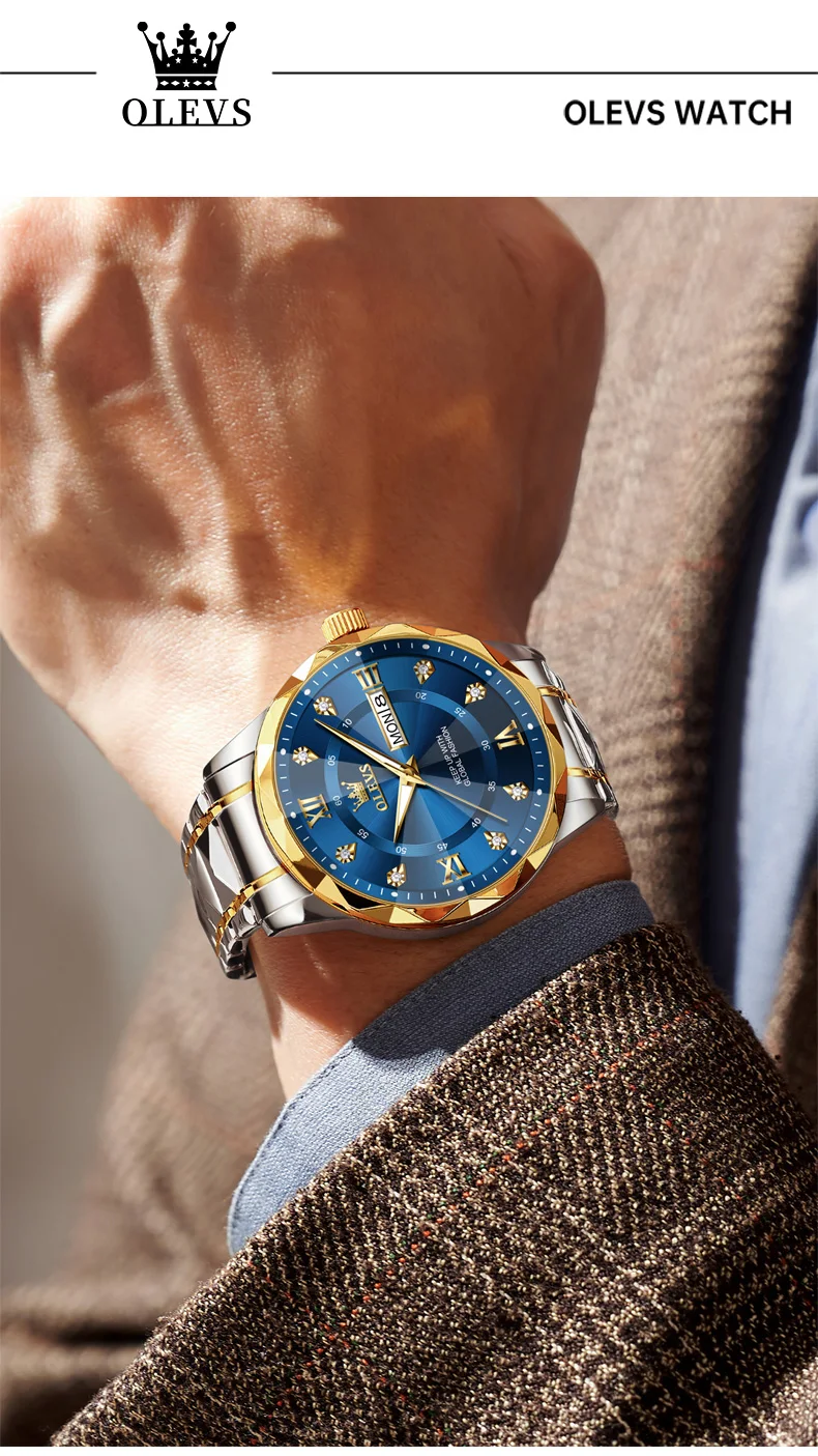 Orologio OLEVS sul polso