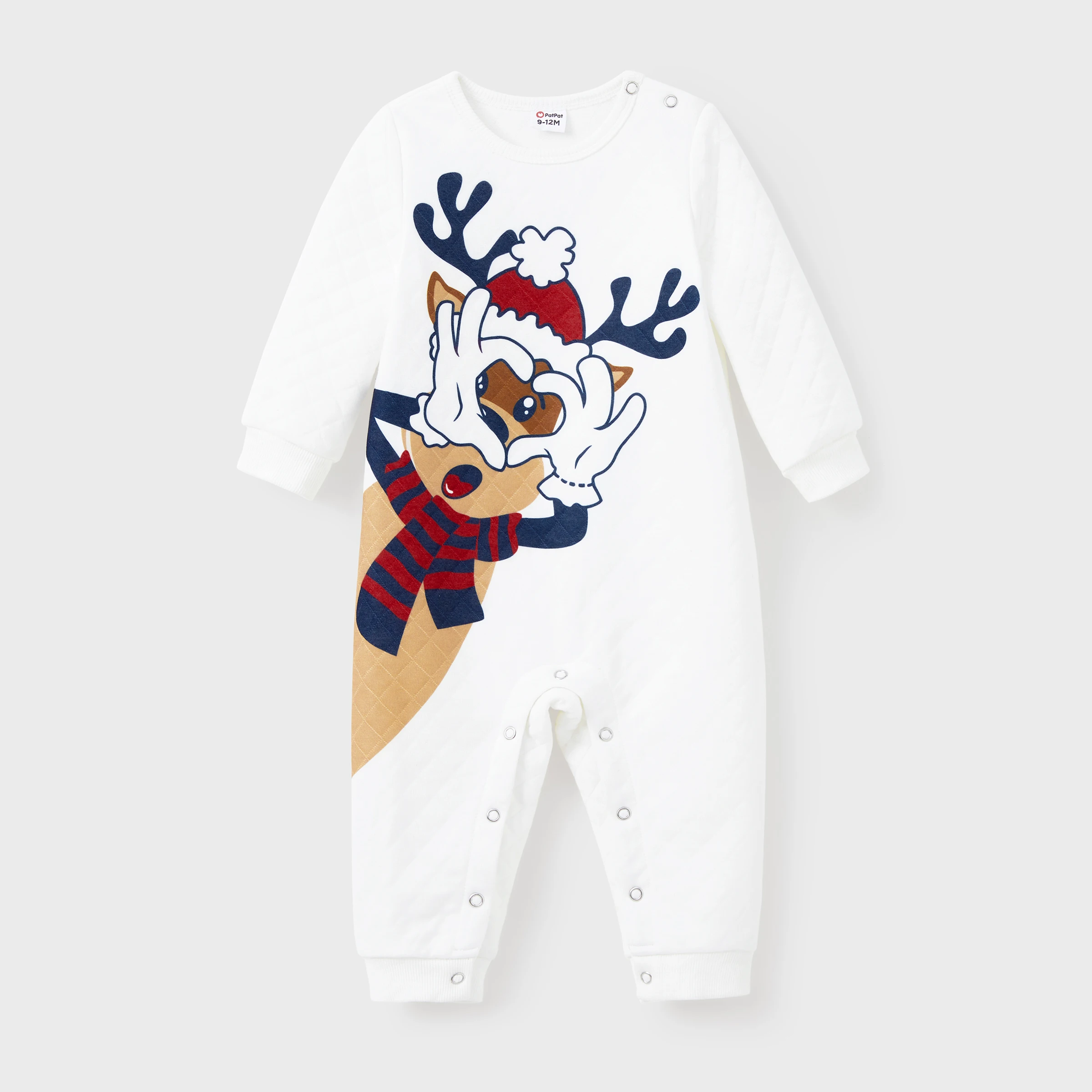 thumbnail image 4 of Camisetas navideñas divertidas y originales con renos a juego para toda la familia de PatPat, 4 of 5
