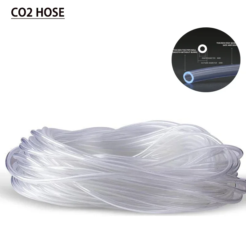 2m DIY Aquarium Planted Tank CO2 System Tube for CO2 Generator System Kit D501 D301 Accessoriers 6