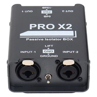New 2-Way Audio Isolator, Audio Current Eliminator, XLR 6.5, Permalloy Isolator, Mixer Live Broadcast 1