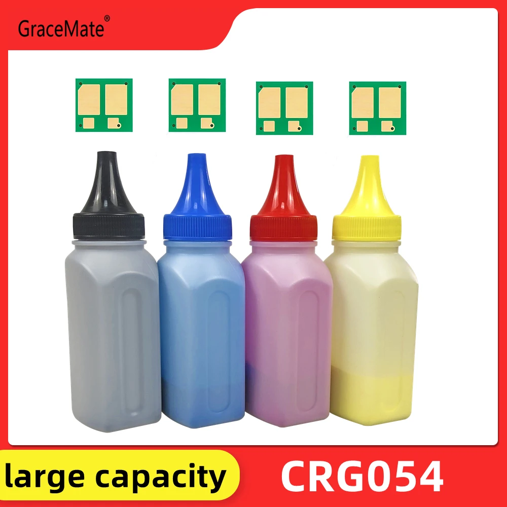 Toner pó Catridge e Recarga Chip de Reconjunto para Canon Imageclass ic Mf641cw Mf643cdw Mf645cx Lbp621cw Lbp623cdw Lbp623cdw Crg054