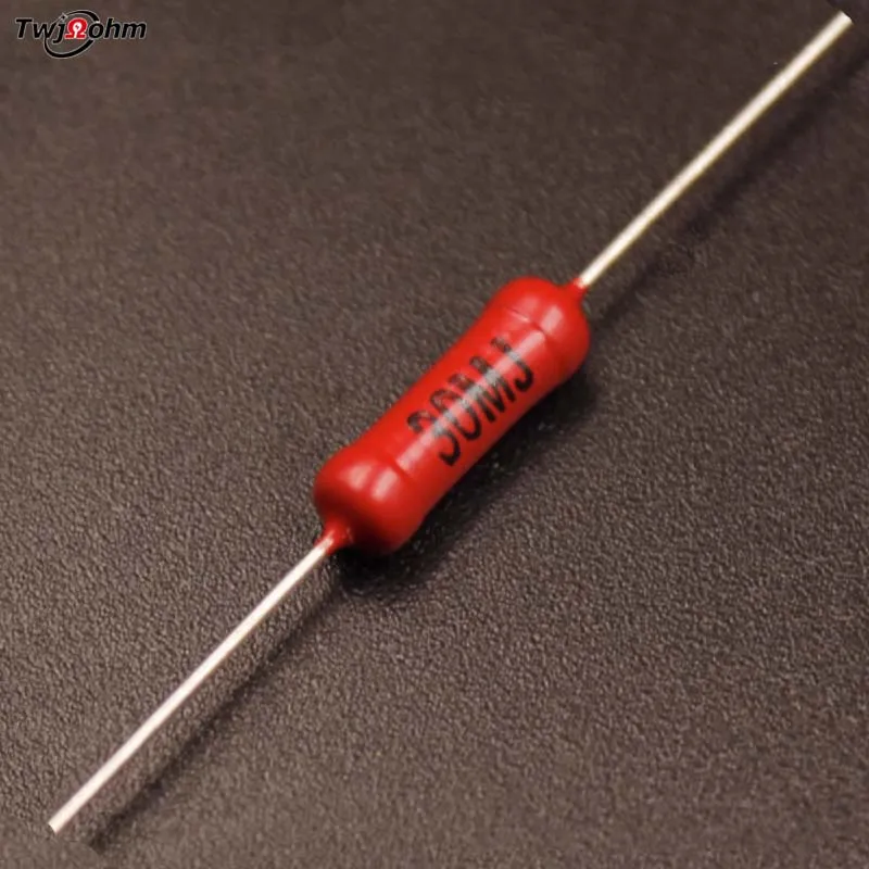 2-Pack 5W 10M Ohm High Voltage Resistors - 10KV Glass Glaze, US Stock