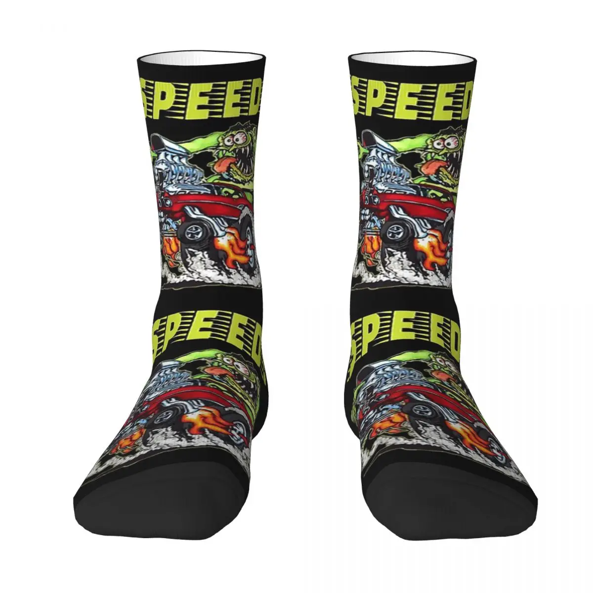 

Носки tales of the rat fink Speed Ride для мужчин и женщин, уличная новинка, чулки на весну, лето, осень, зиму, подарок