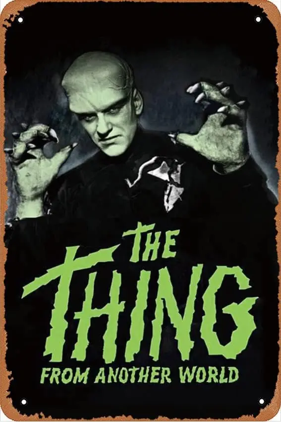 

Вещь из другого мира 1951 фотообои Декор металлический знак декоративный знак 8x12 дюймов