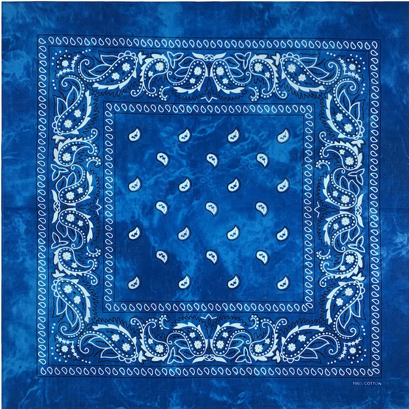 Unisex Cotton Bandana Square Scarf Bicycle Headband Gifts For Women Men Boys Girls