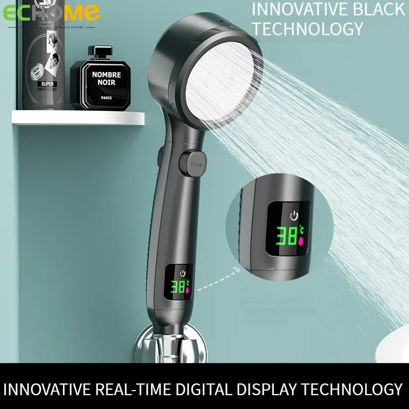 

Intelligent Handheld Shower Water-saving Nozzle Showers for The Bathroom Hotel Home Bathroom Shower Nozzle Bathroom Accessories