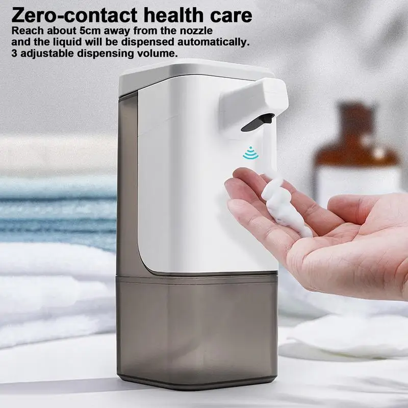 Automatic Soap Dispenser Inductive Soap Dispenser Foam Washing Hand Washing Soap Dispenser Wall Mount  LED Hand Soap Dispenser