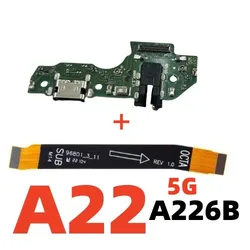 Enhanced Charging USB Port & Main Board Flex Cable (A22  5G)